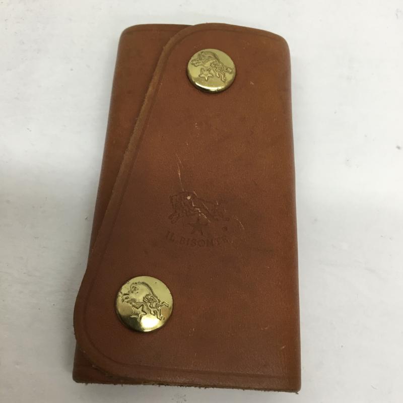 イルビゾンテ IL BISONTE キーケース キーケース ロゴ、文字 茶 / ブラウン /  メンズ USED 古着 中古 10064339