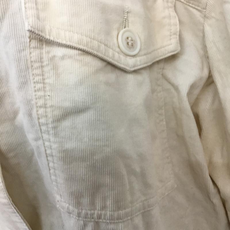 ダブルクローゼット w closet シャツ、ブラウス 長袖 コーデュロイシャツ FREE 無地 オフホワイト / オフホワイト /  レディース USED 古着 中古 10064405