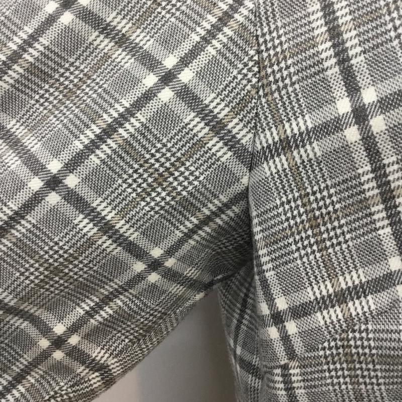 イェッカ ヴェッカ YECCA VECCA カットソー 長袖 FREE チェック アイボリー / アイボリー /  レディース USED 古着 中古 10064432