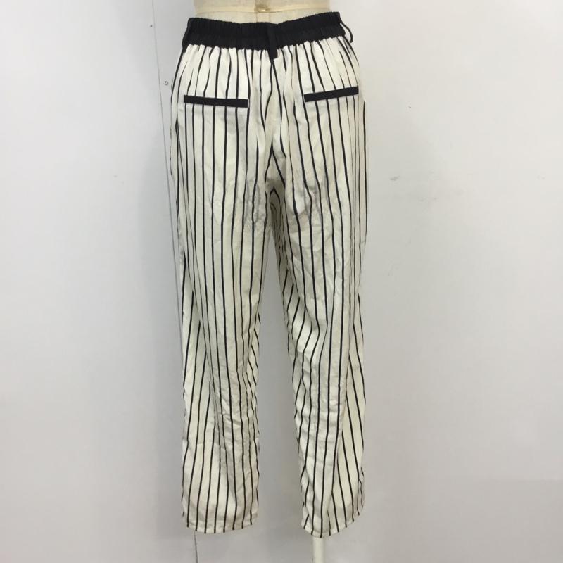 ハレ HARE ボトムス ボトムス S ストライプ 白 / ホワイト / X 紺 / ネイビー /  レディース USED 古着 中古 10064456