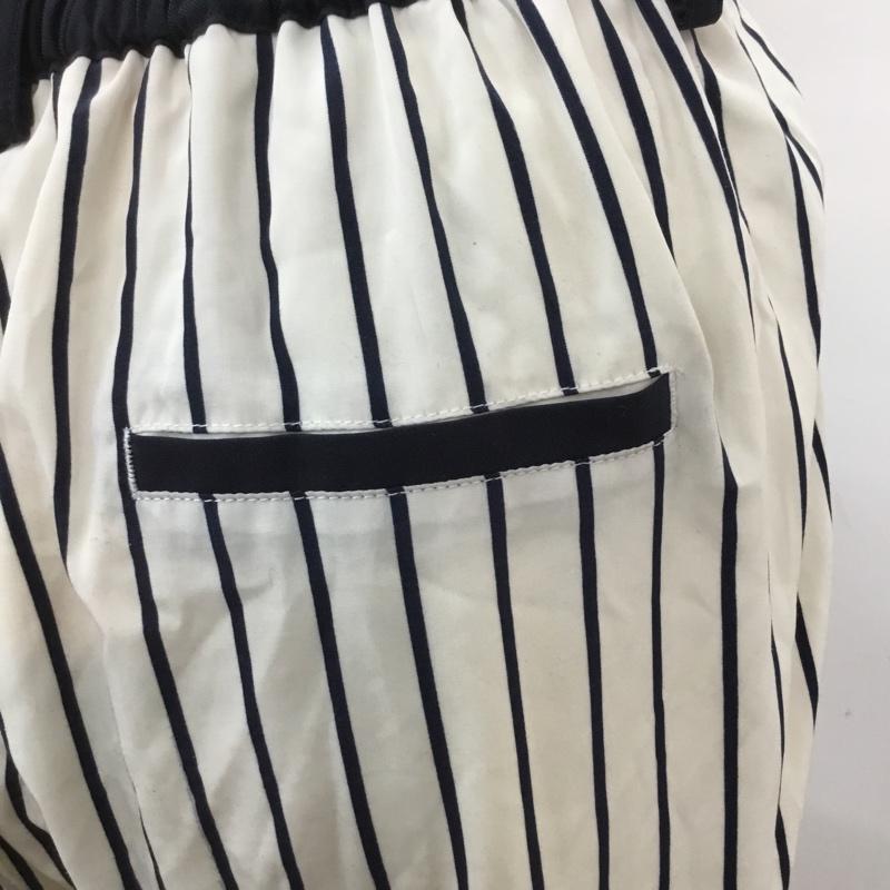 ハレ HARE ボトムス ボトムス S ストライプ 白 / ホワイト / X 紺 / ネイビー /  レディース USED 古着 中古 10064456