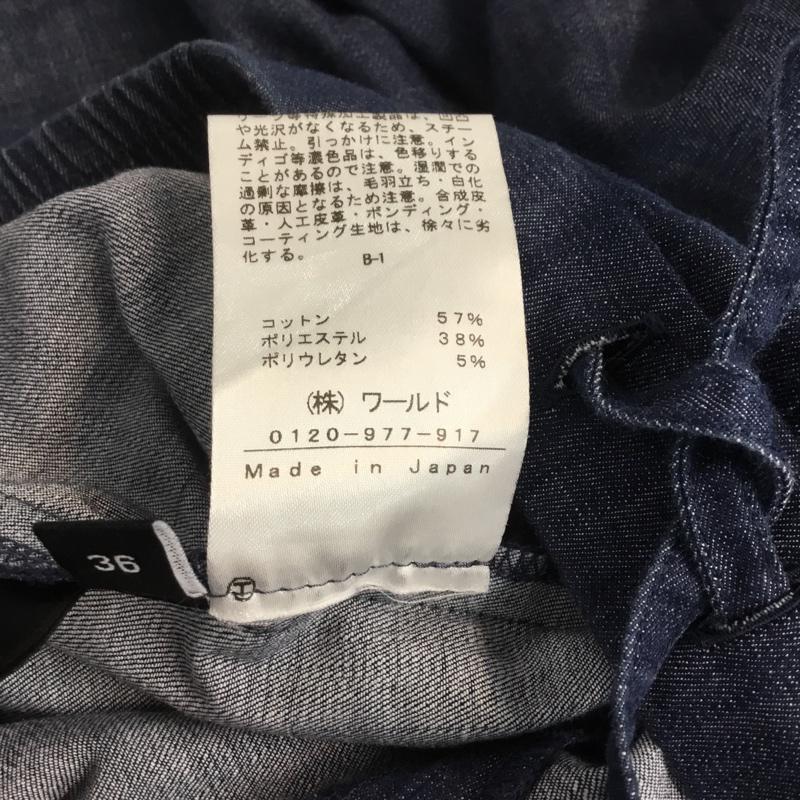 インディヴィ INDIVI ボトムス ボトムス 36 無地 インディゴ / インディゴ /  レディース USED 古着 中古 10064458