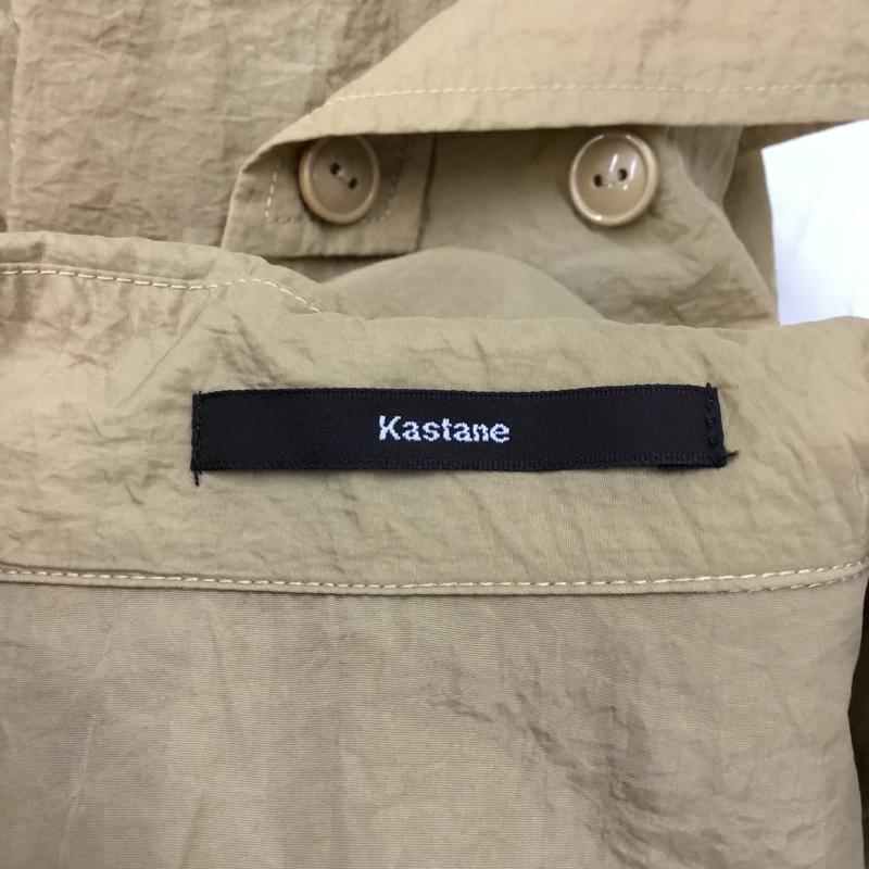 カスタネ Kastane ジャケット、上着 ジャケット、ブレザー K194504-21 ナイロン トレンチコート FREE 無地 ベージュ / ベージュ /  レディース USED 古着 中古 10064496