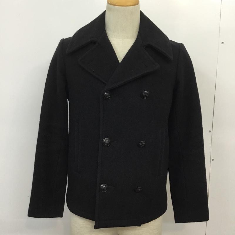 フェデリティー FIDELITY コート ピーコート S 無地 紺 / ネイビー /  メンズ USED 古着 中古 10064542