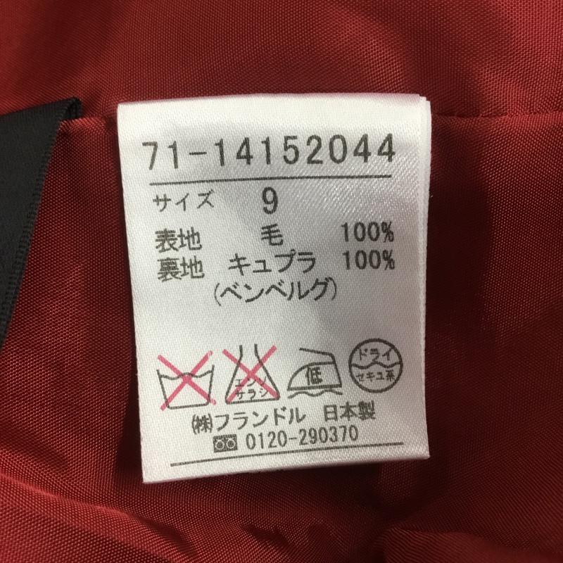 イネド INED スカート ミニスカート 無地 赤 / レッド /  レディース USED 古着 中古 10064684