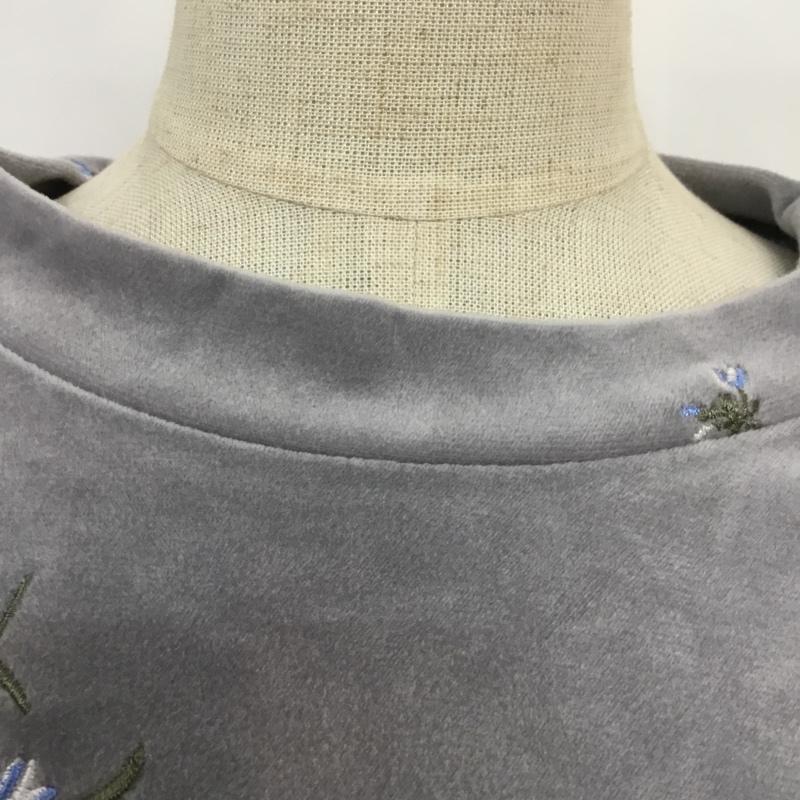 アリシアページボーイ alicia PAGEBOY カットソー 長袖 刺繍 FREE 刺繍 紫 / パープル /  レディース USED 古着 中古 10064691