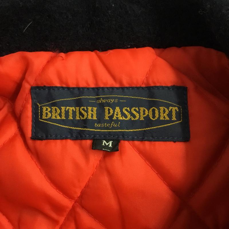 古着 USED コート コート一般 british passport M 無地 紺 / ネイビー /  メンズ USED 古着 中古 10064774