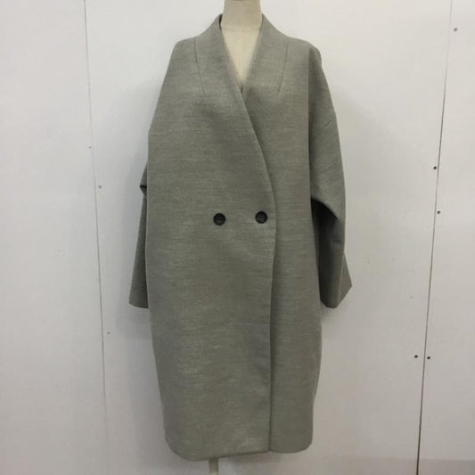 アズールバイマウジー AZUL BY MOUSSY コート コート一般 2509AW30-4017 ブルボタンコート M 無地 灰 / グレー /  レディース USED 古着 中古 10064794