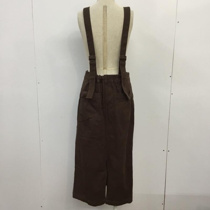 フリークスストア FREAK'S STORE スカート ひざ丈スカート FOL19SS006 FREEDOM スカートサロペット FREE 無地 茶 / ブラウン /  レディース USED 古着 中古 10064809