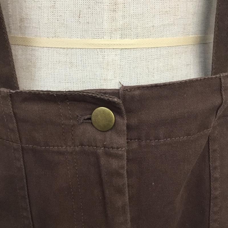 フリークスストア FREAK'S STORE スカート ひざ丈スカート FOL19SS006 FREEDOM スカートサロペット FREE 無地 茶 / ブラウン /  レディース USED 古着 中古 10064809