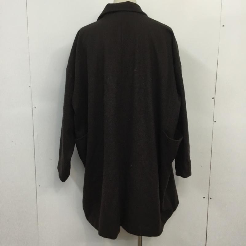 バシスブルック BASISBROEK コート コート一般 チェスターコート 3 無地 ダークブラウン / ダークブラウン /  メンズ USED 古着 中古 10064843