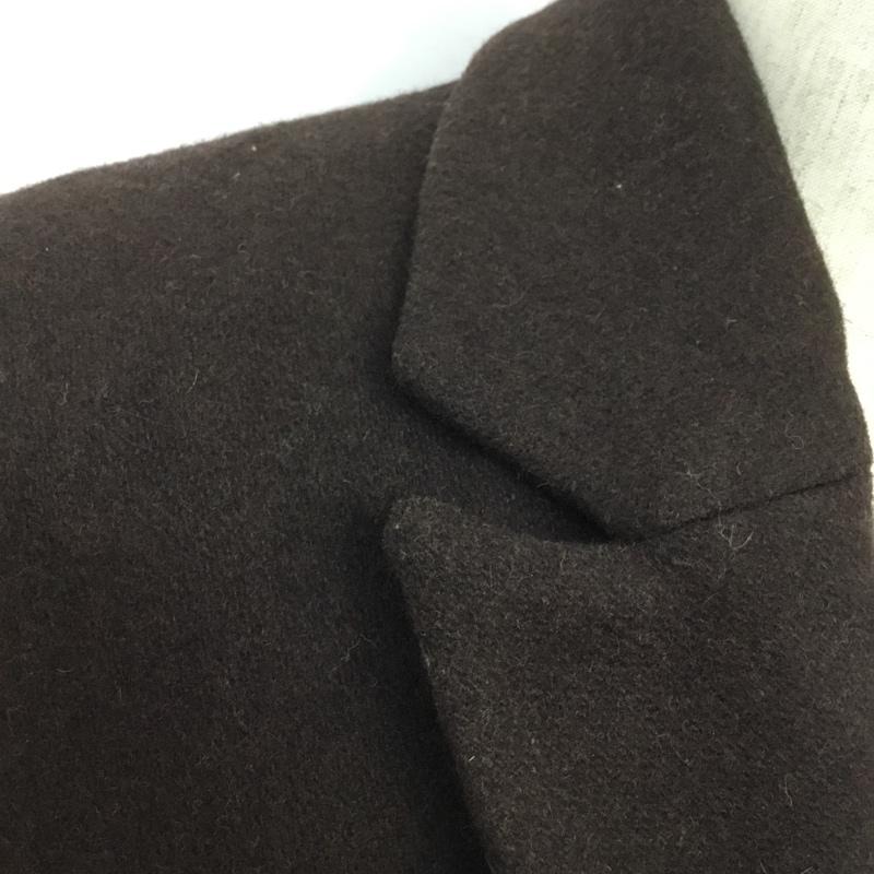 バシスブルック BASISBROEK コート コート一般 チェスターコート 3 無地 ダークブラウン / ダークブラウン /  メンズ USED 古着 中古 10064843