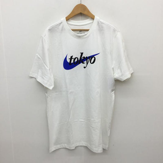 ナイキ NIKE Tシャツ 半袖 CITY TEE FOR TYO DA8858-100 L ロゴ、文字 白 / ホワイト / X 青 / ブルー /  メンズ USED 古着 中古 10064871