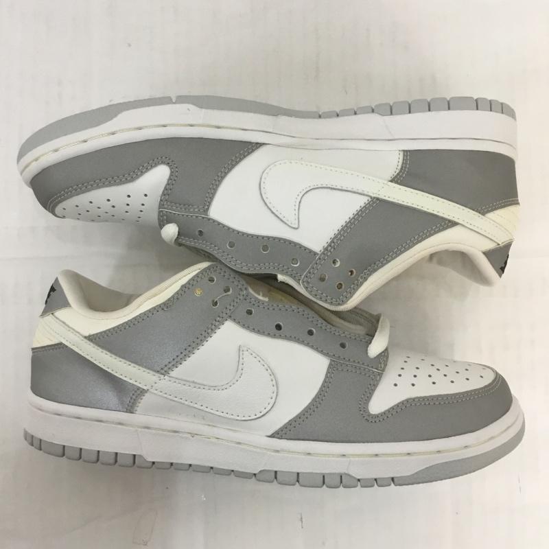 ナイキ NIKE スニーカー スニーカー 624044-112 DUNK LOW PRO B ダンク ロー プロ 26cm 箱有 26.0cm ロゴ、文字 白 / ホワイト / X 銀 / シルバー /  メンズ USED 古着 中古 10064935