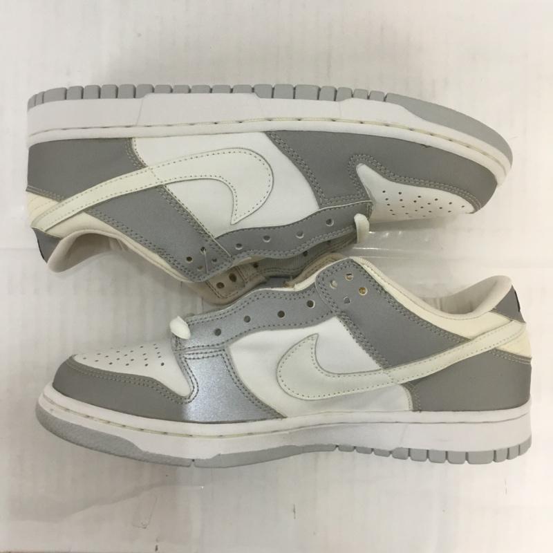 ナイキ NIKE スニーカー スニーカー 624044-112 DUNK LOW PRO B ダンク ロー プロ 26cm 箱有 26.0cm ロゴ、文字 白 / ホワイト / X 銀 / シルバー /  メンズ USED 古着 中古 10064935