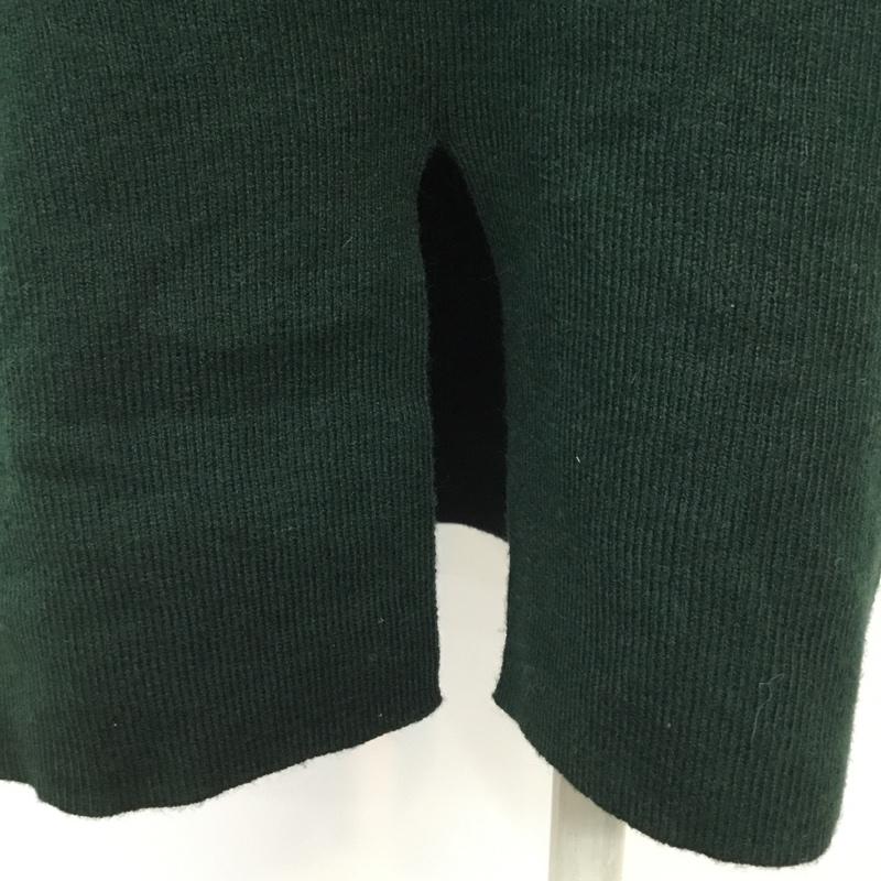 マウジー MOUSSY ワンピース ロングスカート 010CSF70-0690 2WAY BLOUSING KNIT DRESS 前後着 FREE 無地 緑 / グリーン /  レディース USED 古着 中古 10064965