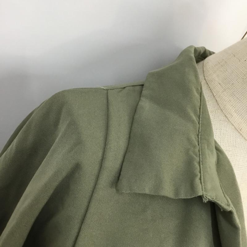 ローリーズファーム LOWRYS FARM シャツ、ブラウス 長袖 M 無地 カーキ / カーキ /  レディース USED 古着 中古 10065023