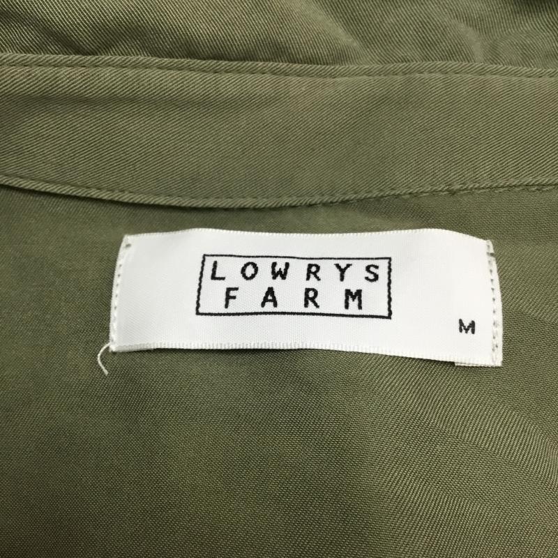 ローリーズファーム LOWRYS FARM シャツ、ブラウス 長袖 M 無地 カーキ / カーキ /  レディース USED 古着 中古 10065023