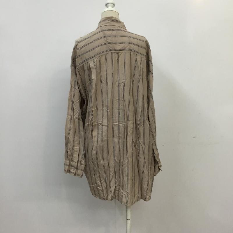 ジーナシス JEANASIS シャツ、ブラウス 長袖 FREE ストライプ マルチカラー / マルチカラー /  レディース USED 古着 中古 10065135