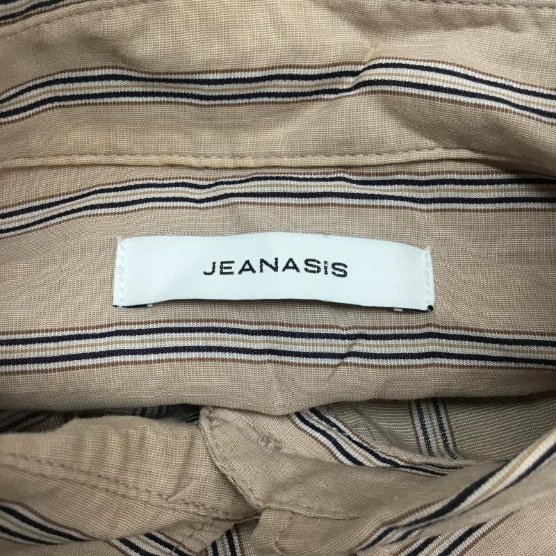 ジーナシス JEANASIS シャツ、ブラウス 長袖 FREE ストライプ マルチカラー / マルチカラー /  レディース USED 古着 中古 10065135