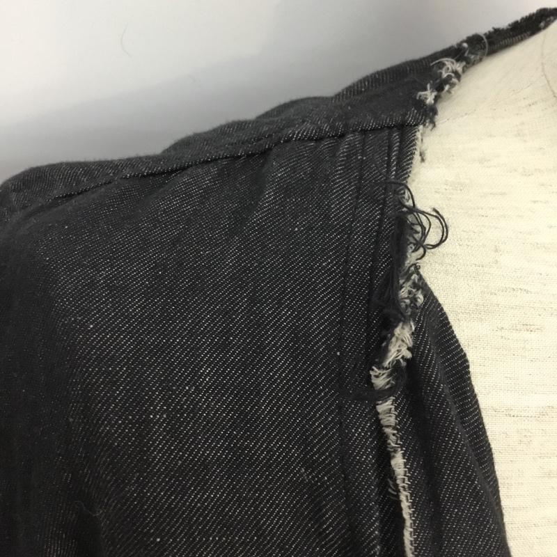 ウ゛ェンヌ Bennu ジャケット、上着 ジャケット、ブレザー 110540903 denim No-collar riders jacket デニム ライダース 44 無地 インディゴ / インディゴ /  メンズ USED 古着 中古 10065142