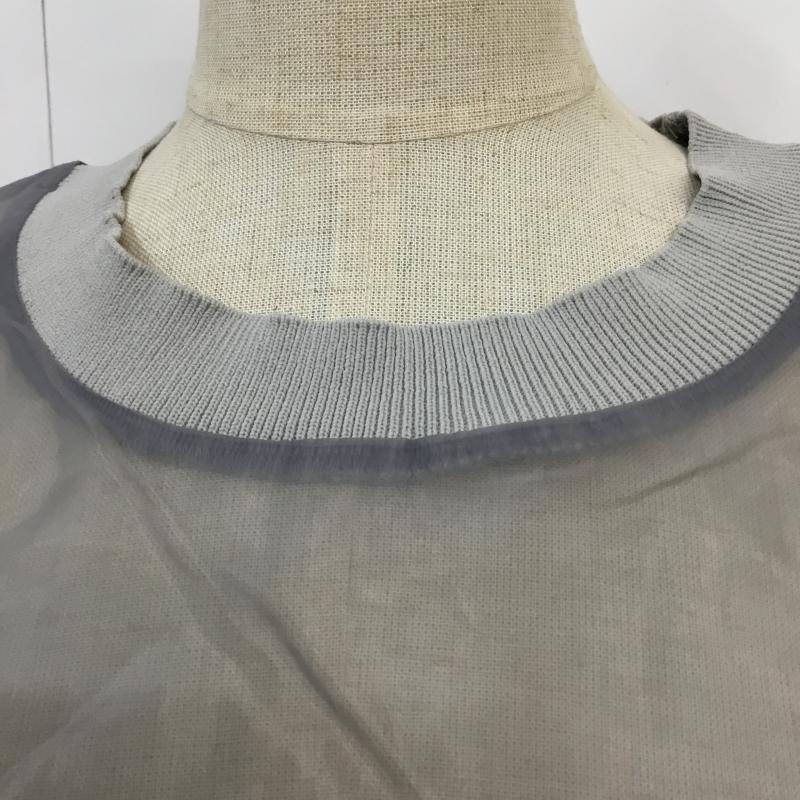 アズノゥアズピンキー AS KNOW AS PINKY カットソー 長袖 無地 灰 / グレー /  レディース USED 古着 中古 10065143