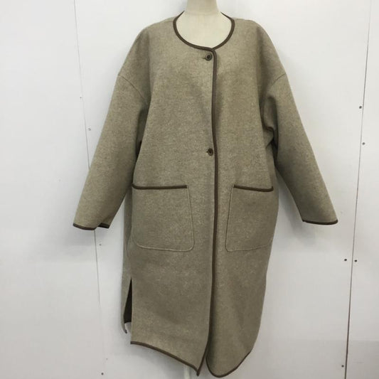 サマンサモスモス SM2 コート コート一般 tyt-1303741 FREE 無地 茶 / ブラウン / X ベージュ / ベージュ /  レディース USED 古着 中古 10065178