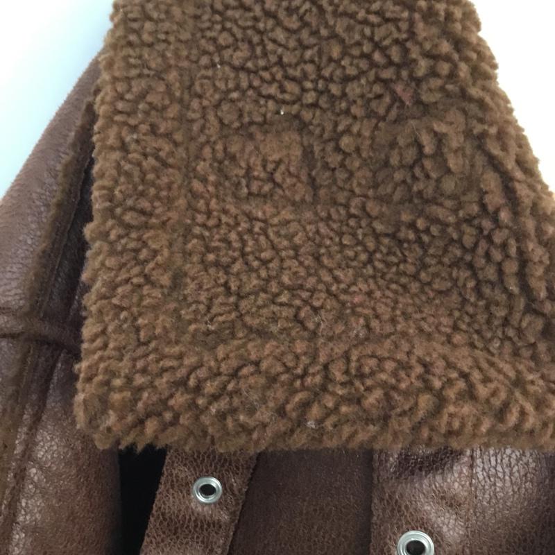 ジーナシス JEANASIS ジャケット、上着 ジャンパー、ブルゾン JS071084SL 18AW ボアB-3 FREE 無地 茶 / ブラウン /  レディース USED 古着 中古 10065180