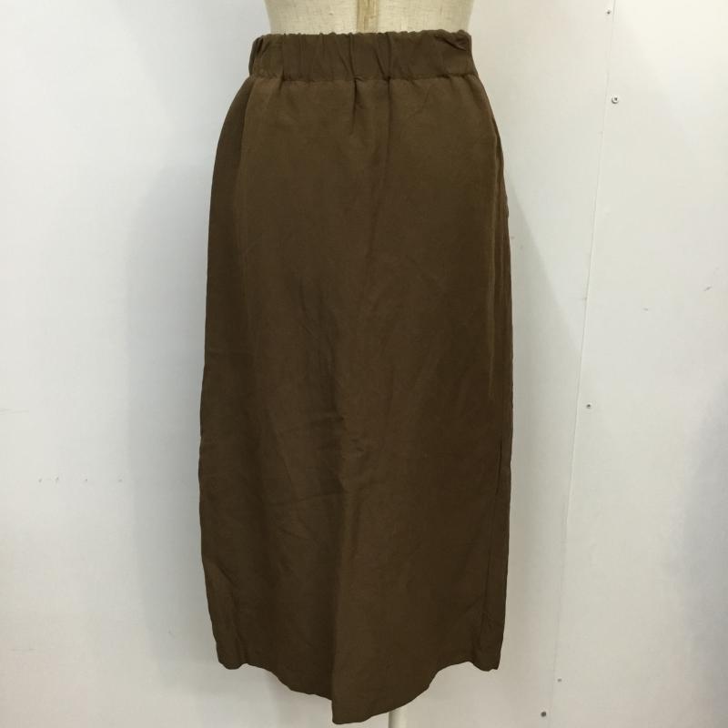 古着 USED スカート ひざ丈スカート be mine 無地 茶 / ブラウン /  レディース USED 古着 中古 10065190