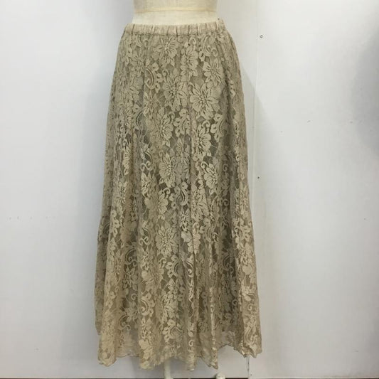 レイビームス Ray BEAMS スカート ロングスカート 1 無地 ベージュ / ベージュ /  レディース USED 古着 中古 10065191