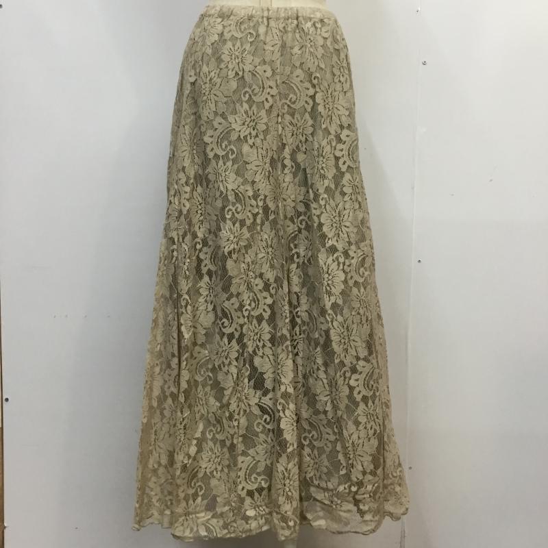 レイビームス Ray BEAMS スカート ロングスカート 1 無地 ベージュ / ベージュ /  レディース USED 古着 中古 10065191