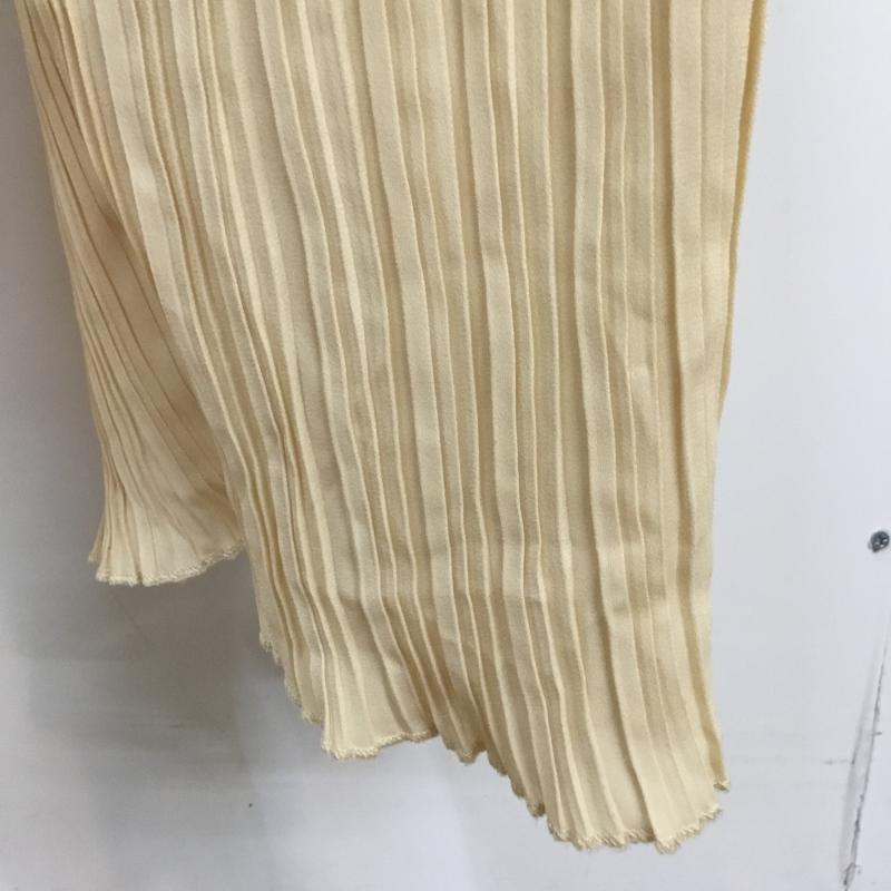 ダブルクローゼット w closet ボトムス ボトムス プリーツパンツ FREE 無地 ベージュ / ベージュ /  レディース USED 古着 中古 10065194
