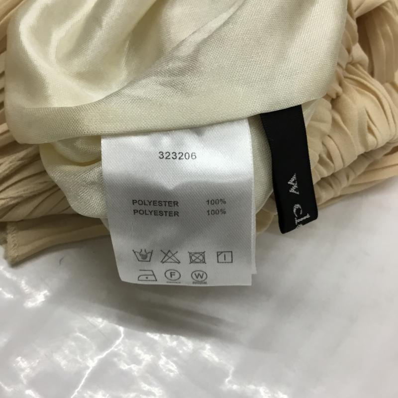 ダブルクローゼット w closet ボトムス ボトムス プリーツパンツ FREE 無地 ベージュ / ベージュ /  レディース USED 古着 中古 10065194