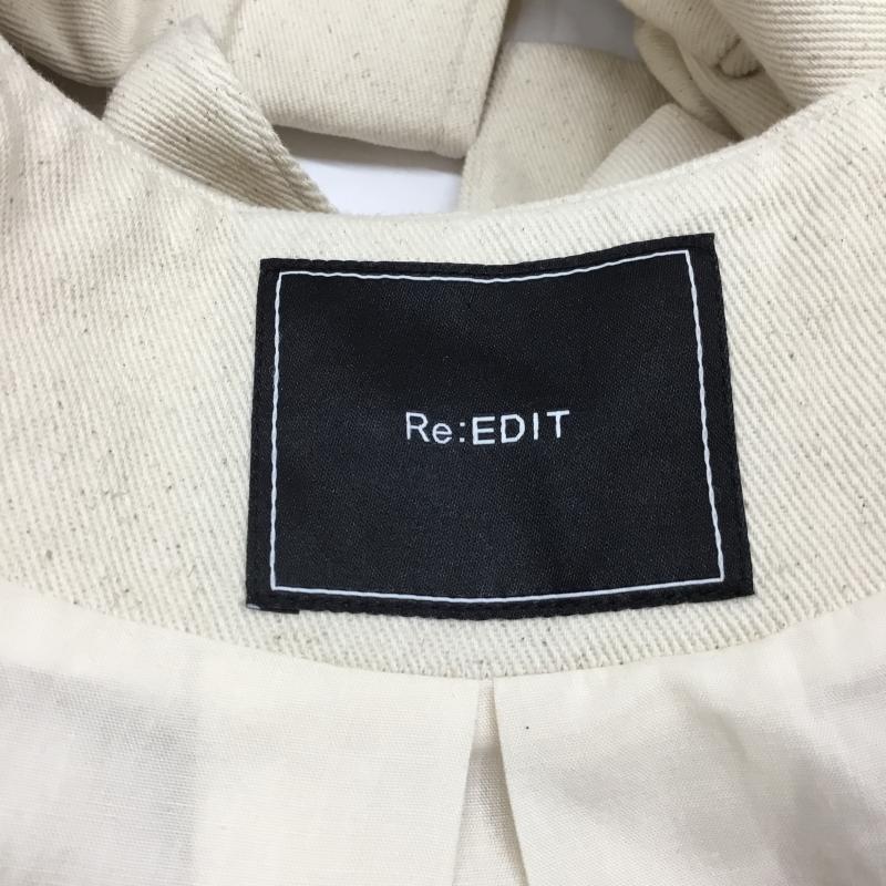 リエディ Re:EDIT ジャケット、上着 ジャケット、ブレザー M 無地 ベージュ / ベージュ /  レディース USED 古着 中古 10065199