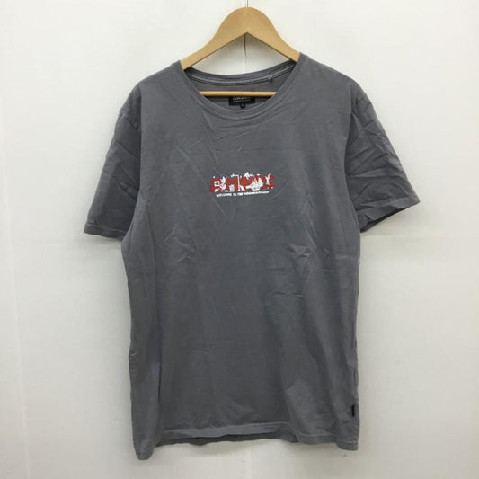 アフェンズ Afends Tシャツ 半袖 L ロゴ、文字 灰 / グレー /  メンズ USED 古着 中古 10065243