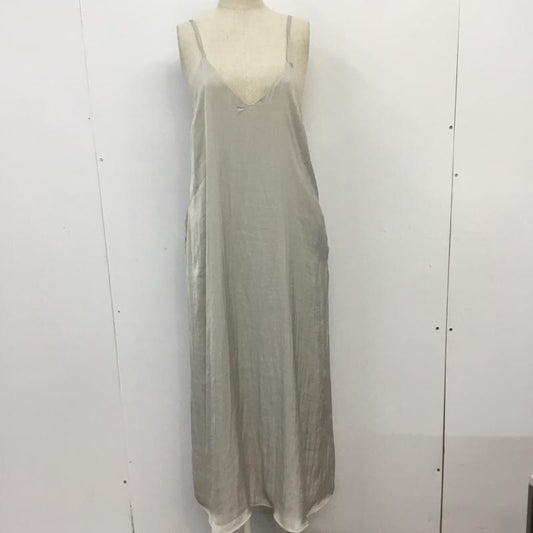 グローバルワーク GLOBAL WORK ワンピース ロングスカート FREE 無地 灰 / グレー /  レディース USED 古着 中古 10065247