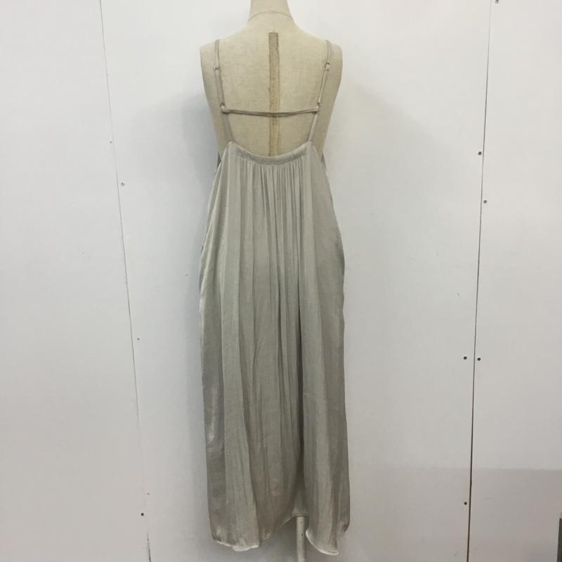 グローバルワーク GLOBAL WORK ワンピース ロングスカート FREE 無地 灰 / グレー /  レディース USED 古着 中古 10065247