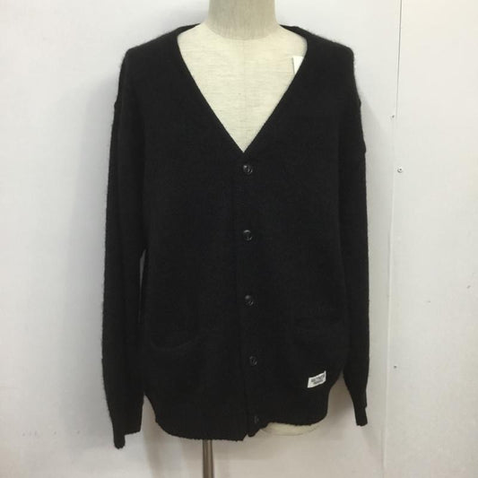 ギルティーパーティーズ GUILTYPARTIES カーディガン 長袖 21FW-WMK-KN05 MOHAIR CARDIGAN XL 無地 黒 / ブラック /  メンズ USED 古着 中古 10065362