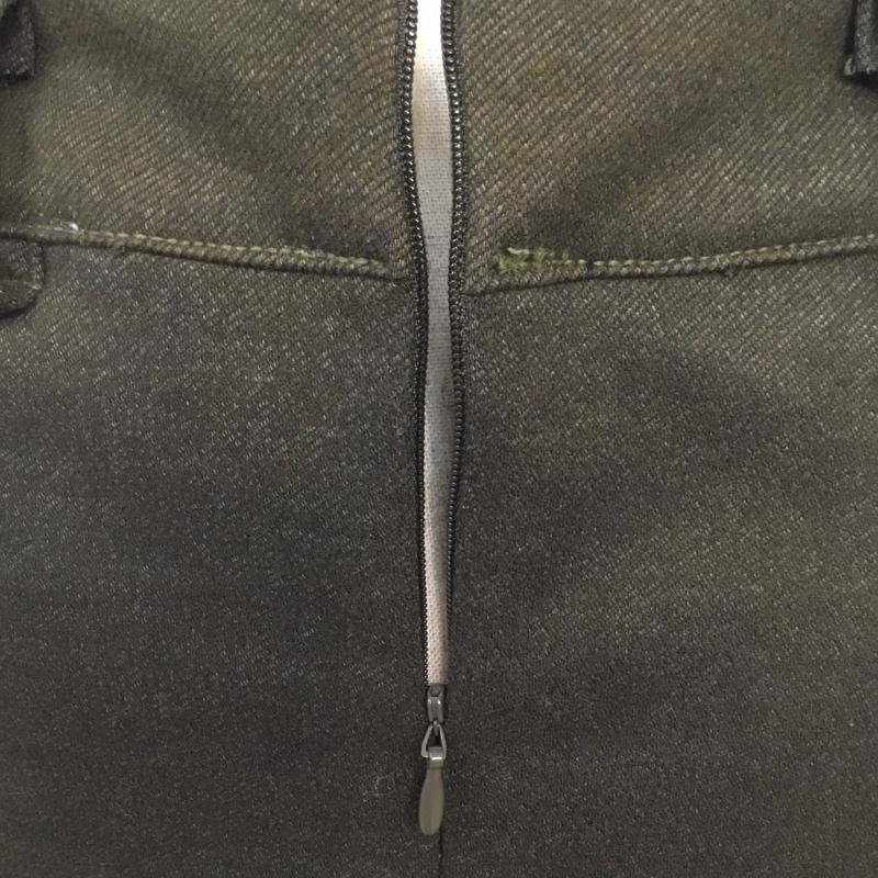 ザラウーマン ZARA WOMAN スカート ひざ丈スカート S 無地 カーキ / カーキ /  レディース USED 古着 中古 10065382