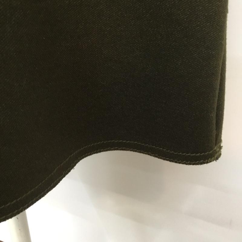ザラウーマン ZARA WOMAN スカート ひざ丈スカート S 無地 カーキ / カーキ /  レディース USED 古着 中古 10065382