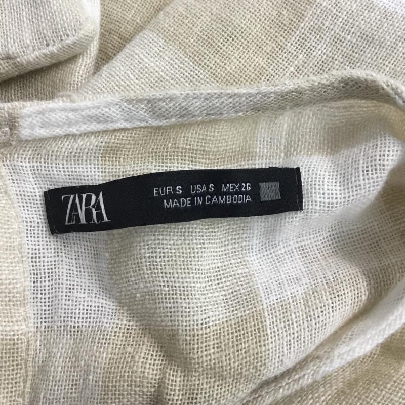ザラ ZARA カットソー 半袖 S チェック マルチカラー / マルチカラー /  レディース USED 古着 中古 10065385