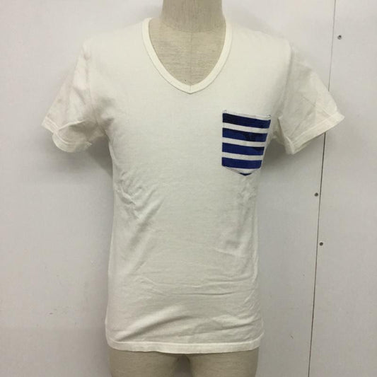 エーケーエム AKM Tシャツ 半袖 Vネック M 無地 白 / ホワイト /  メンズ USED 古着 中古 10065558