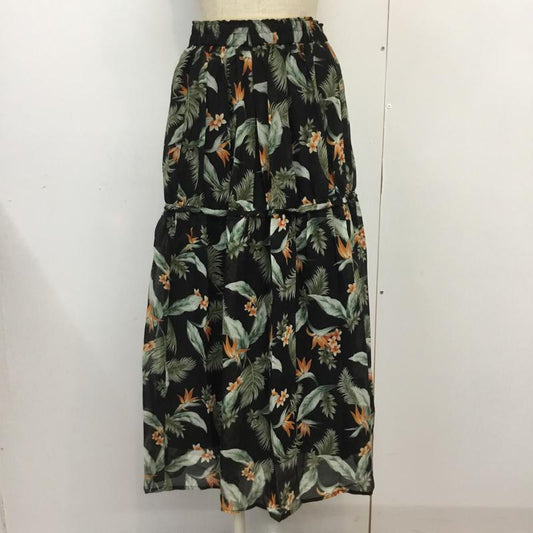 ジーナシス JEANASIS スカート ロングスカート JS050159AK リーフガラロングスカート FREE 総柄 マルチカラー / マルチカラー /  レディース USED 古着 中古 10065575