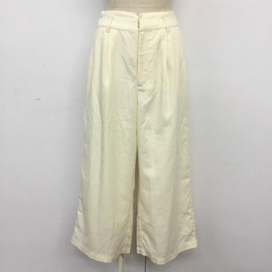 アリシアページボーイ alicia PAGEBOY パンツ スラックス FREE 無地 オフホワイト / オフホワイト /  レディース USED 古着 中古 10065576
