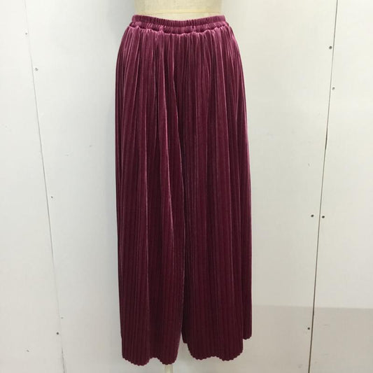 ダブルクローゼット w closet ボトムス ボトムス FREE 無地 紫 / パープル /  レディース USED 古着 中古 10065580