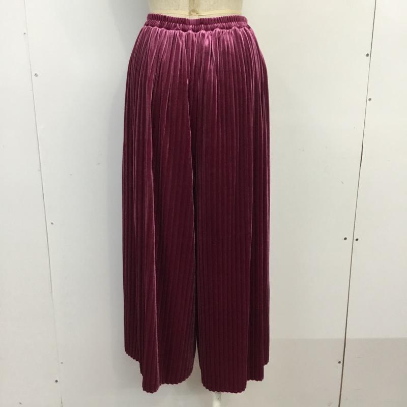 ダブルクローゼット w closet ボトムス ボトムス FREE 無地 紫 / パープル /  レディース USED 古着 中古 10065580