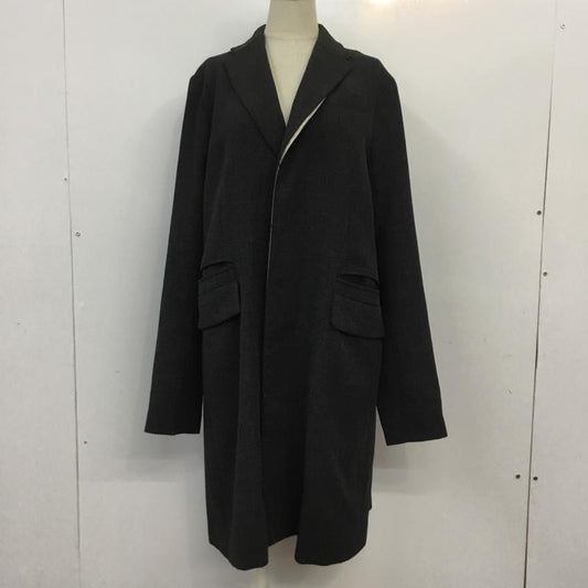 ユキコカワサキ Yukiko Kawasaki ジャケット、上着 ジャケット、ブレザー ロング 無地 チャコールグレー / チャコールグレー /  レディース USED 古着 中古 10065588