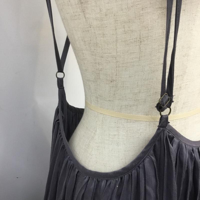フリークスストア FREAK'S STORE ワンピース ロングスカート 20FWWQN1418 サテンプリーツ 2WAYワンピース FREE 無地 紺 / ネイビー /  レディース USED 古着 中古 10065619