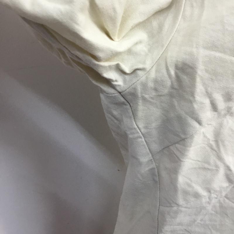 マウジー MOUSSY カットソー 長袖 010DSH30-0360 STRIPED VOLUME BLOUSE 2 無地 アイボリー / アイボリー /  レディース USED 古着 中古 10065634