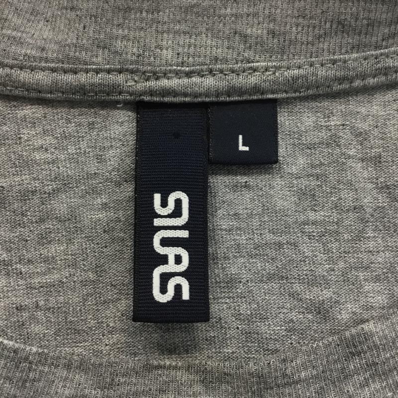サイラス SILAS Tシャツ 半袖 L プリント 灰 / グレー /  メンズ USED 古着 中古 10065667